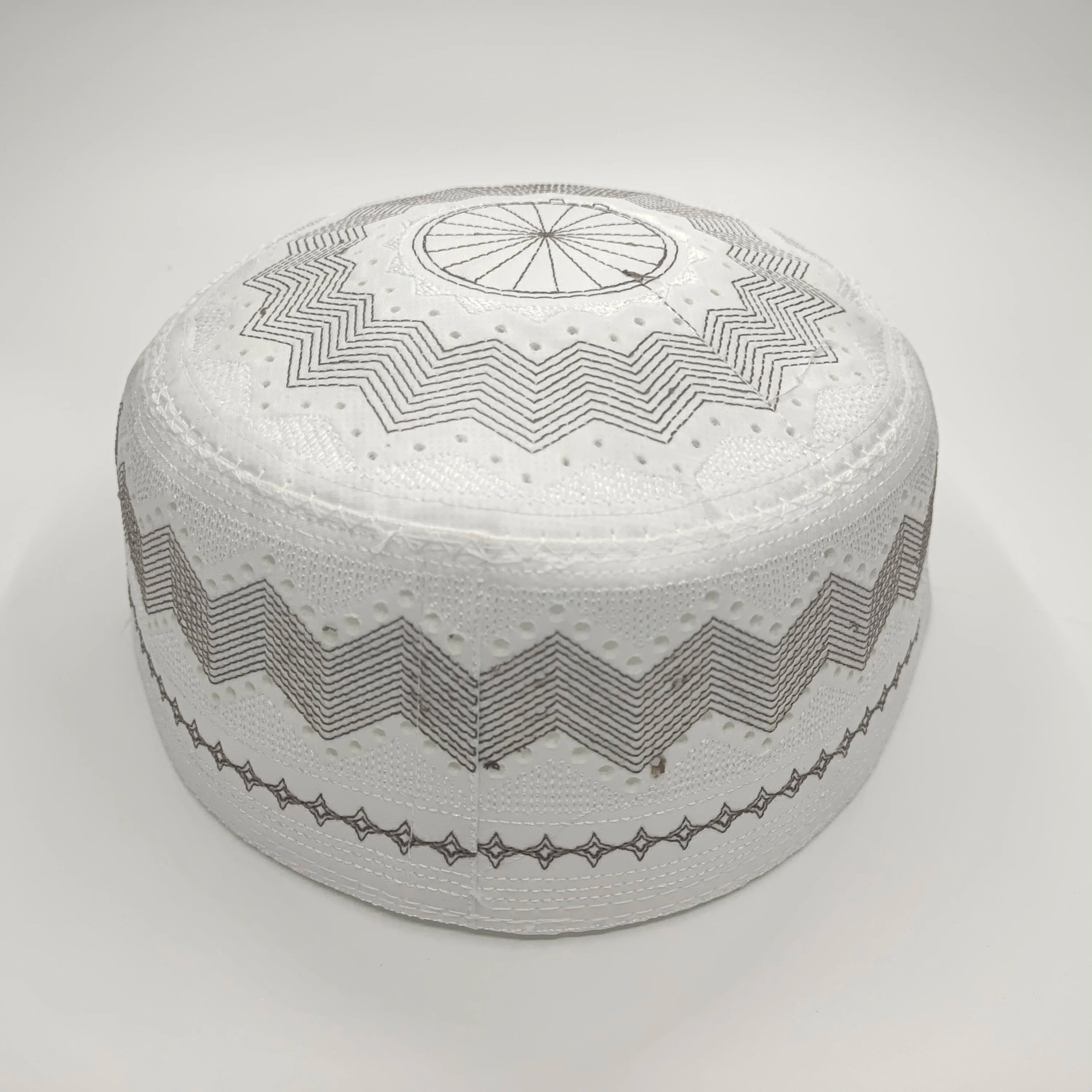 Muslim Embroidered Caps For Men Clothing Tax Products Turkey Prayer Hat Kufi Islamic Mesh Summer Jewish 0616