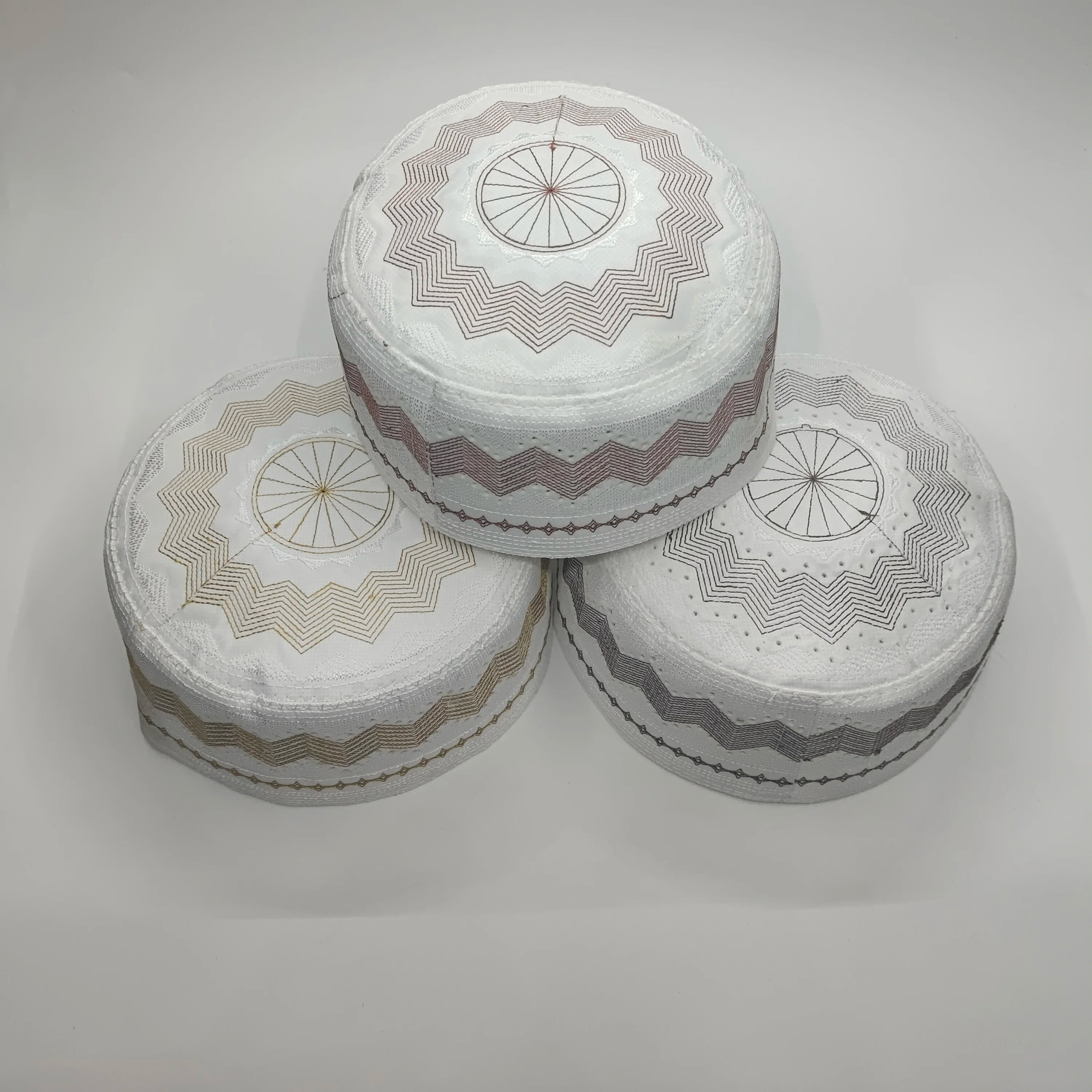 Muslim Embroidered Caps For Men Clothing Tax Products Turkey Prayer Hat Kufi Islamic Mesh Summer Jewish 0616