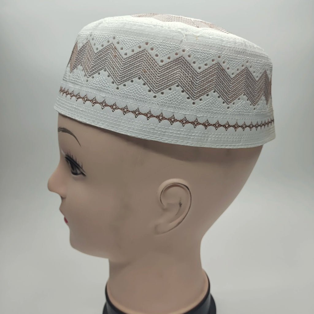 Muslim Embroidered Caps For Men Clothing Tax Products Turkey Prayer Hat Kufi Islamic Mesh Summer Jewish 0616