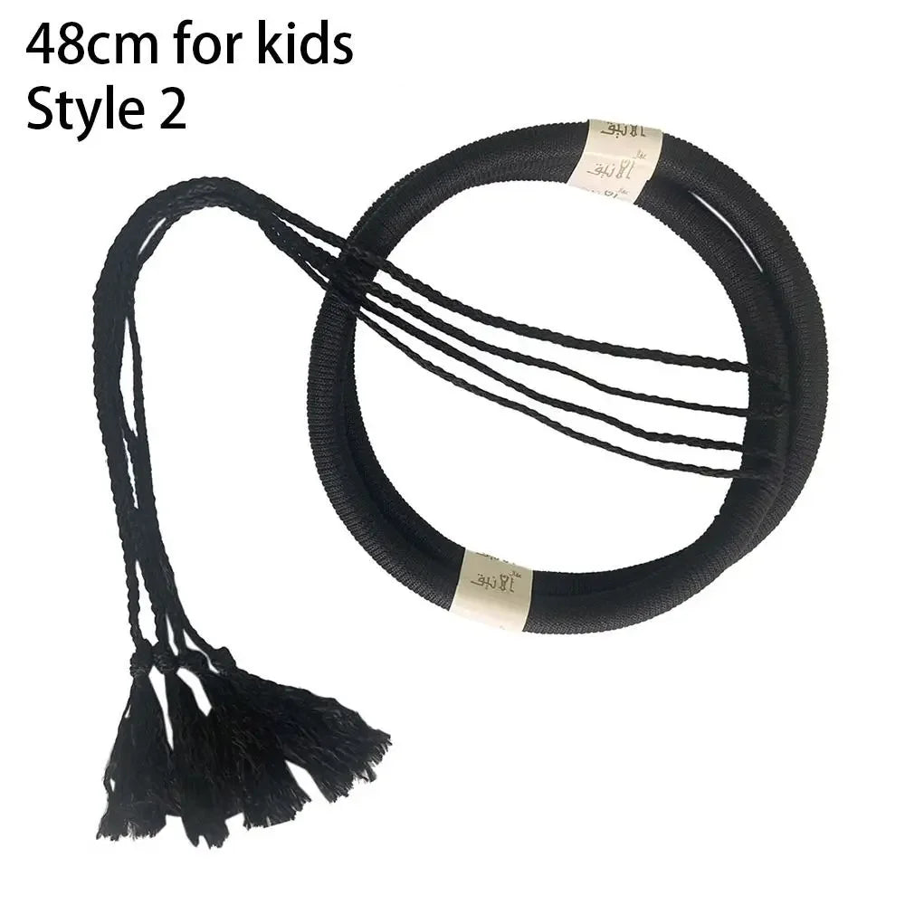 1Pcs Islamic Clothing Headwear Rope Desert Accessories Man Saudi Arabic Dubai Headrope Muslim Black Egal Shemagh Shawl