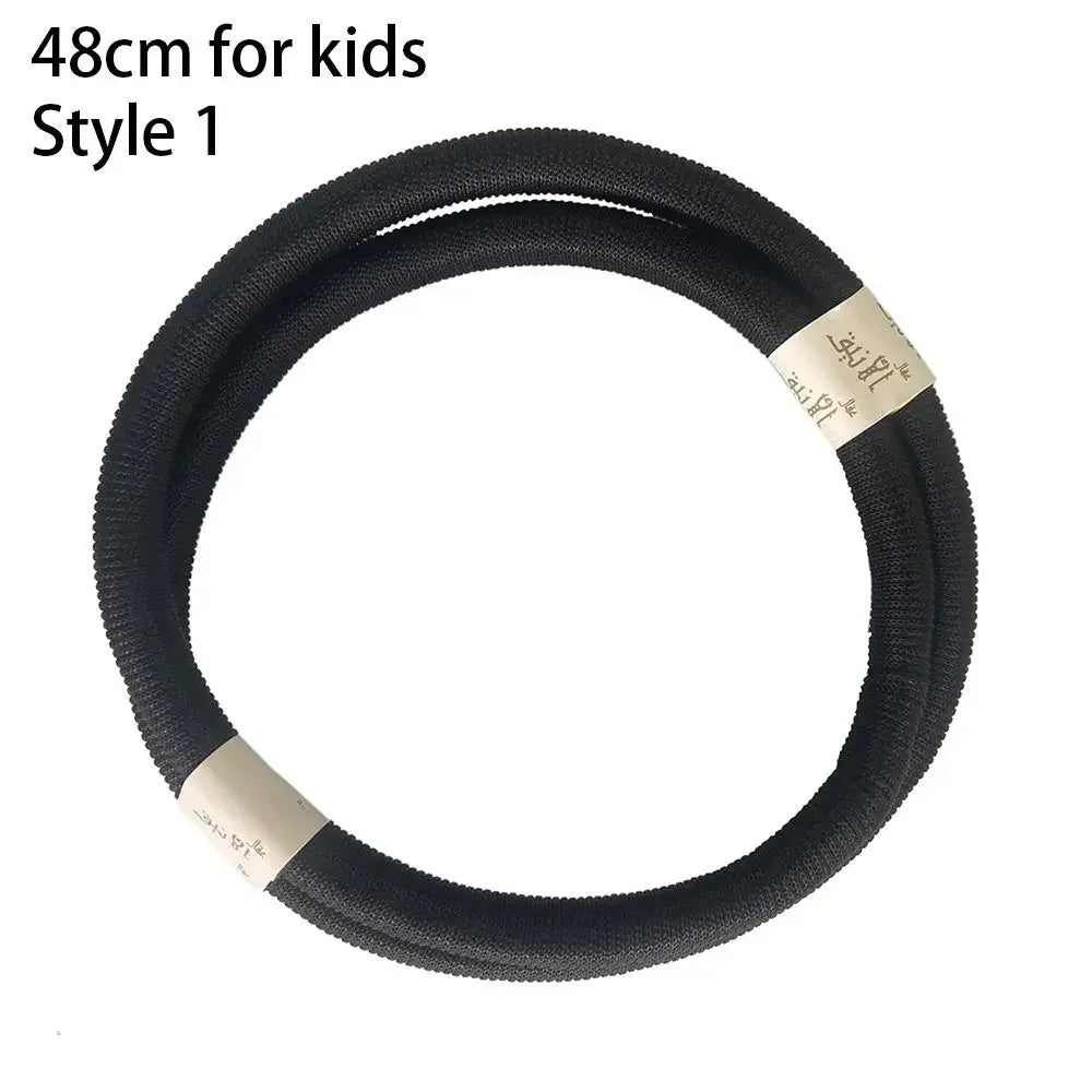 1Pcs Islamic Clothing Headwear Rope Desert Accessories Man Saudi Arabic Dubai Headrope Muslim Black Egal Shemagh Shawl